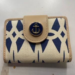 spartina anchor leather wallet